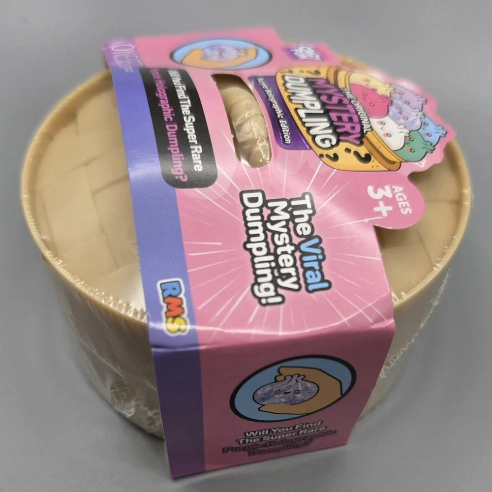 Crazy Fun Original Mystery Dumpling Purple Holographic Edition Squishy Toy NEW